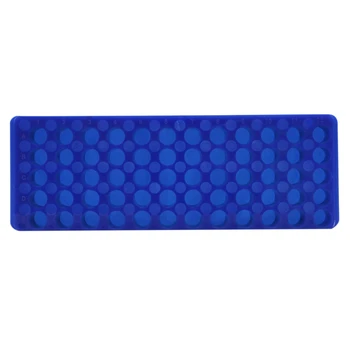 

Laboratory Lab Plastic 60 Sockets 11mm Diameter Test Tube Stand Holder Blue