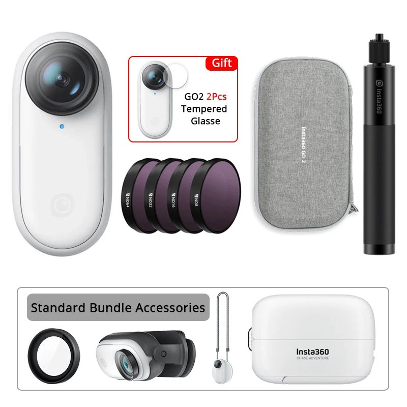 Insta360 GO 2 32G 64GB Small Action Camera Mini Sport Vlog Video Camera Insta360 Go 2 32G 64G Camera Go2 For IPhone and Android 