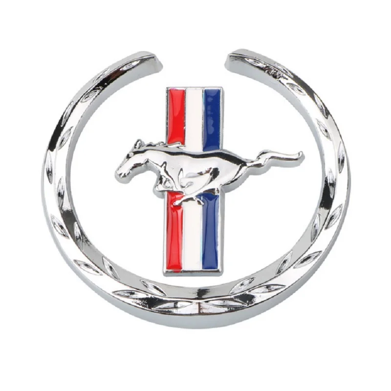 1 пара 3D Автомобильная наклейка с эмблемой для Ford Mustang логотип Стайлинг