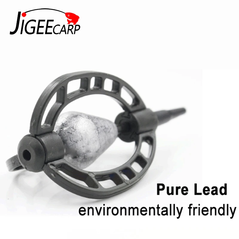 JIGEECARP 1 шт. 30/40/45/60g рыболовная клетка для приманки с свинцовый грузик КАРПОВАЯ