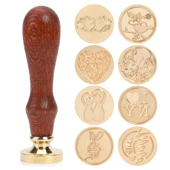 

Retro Seal Stamp Love Theme Sealing Wax Stamp for DIY Scrapbooking Envelope Wedding Decoration Cards Sealing Stamp Craft