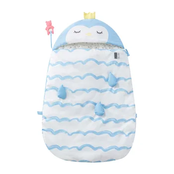 

Baby Sleeping Bag Zipper Closure Home Soft Infant Stroller Receiving Dream Multifunctional Blanket Anti Shock Cotton Blend Warm