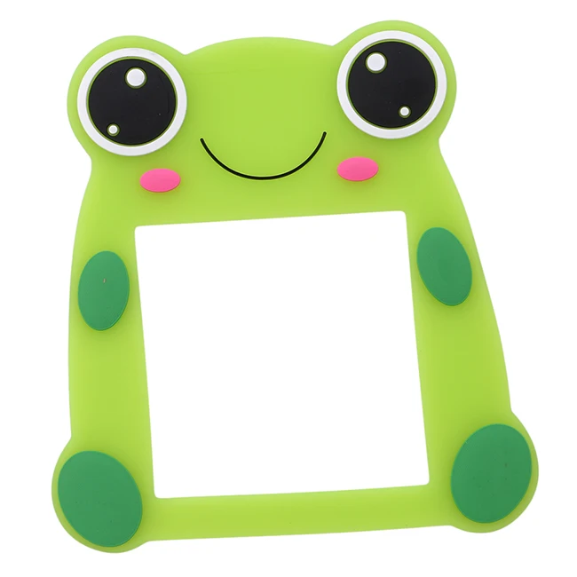 frog 1 шт. силиконовые светящиеся наклейки на стену с мультипликационным принтом для спальни, гостиной, декоративное защитное покрытие, товары для дома - Цвет: frog