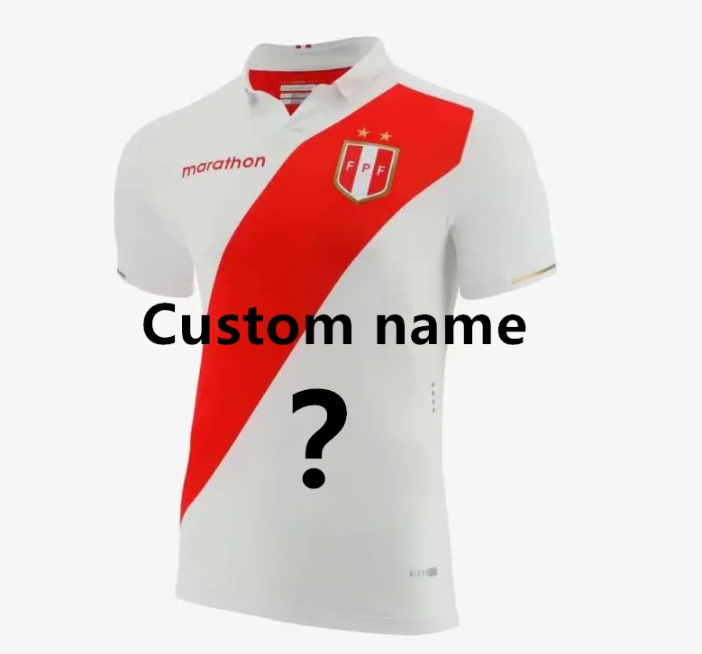 19 20 перуанские футбольные майки CUEVA GUERRERO YOTUN FLORES Rapid transit футбольная рубашка - Цвет: shirt