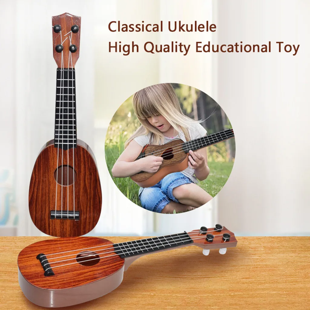 Для начинающих классические Гавайские гитары укулеле, развивающий музыкальный инструмент, игрушка для детей, рождественский подарок, детский подарок, детские игрушки# E30