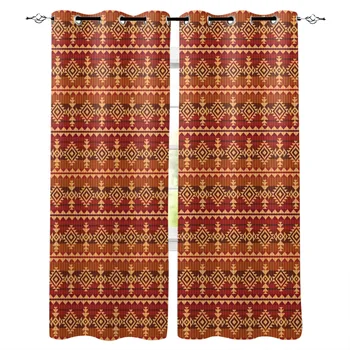 

Ethnic Pattern Window Curtains Living Room Curtain Home Decor