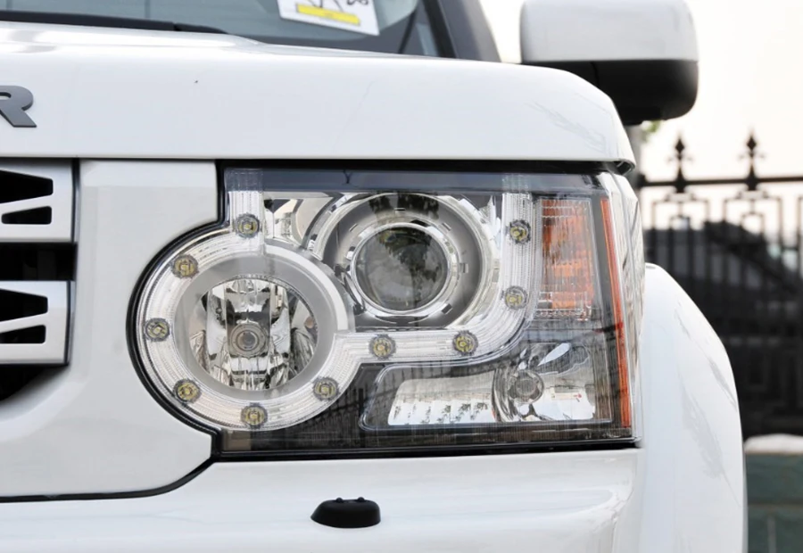 Для Land Rover discovery 4 2010-2013 абажур линзы фары прозрачный корпус крышка объектива прозрачный пластиковый корпус