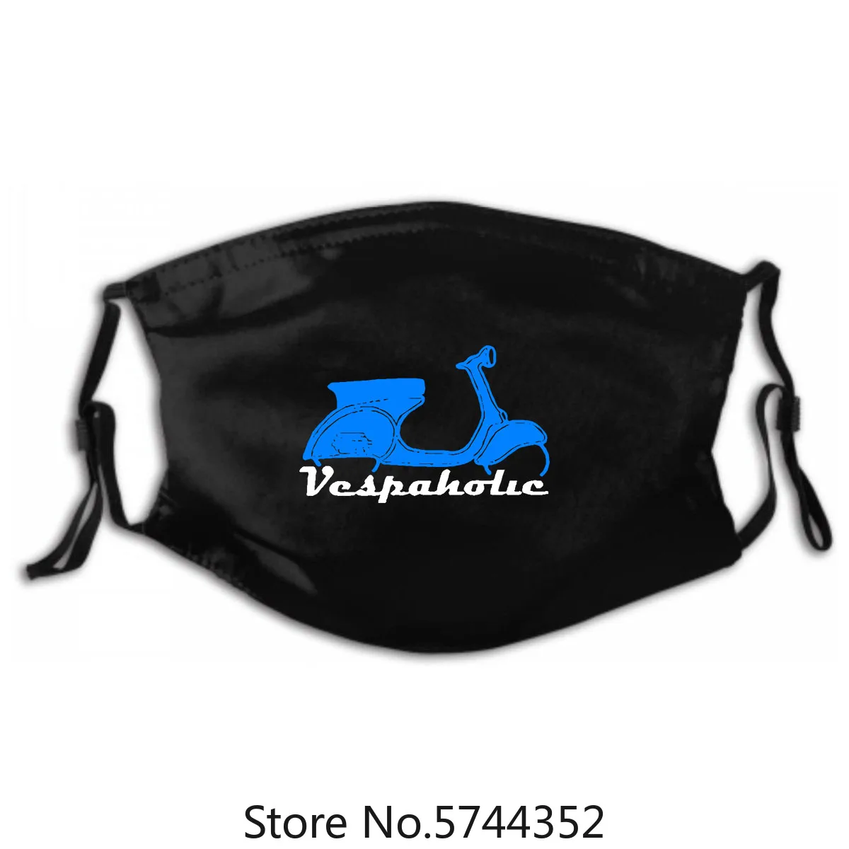 

6 Sizes Washable Reusable Mask with PM2.5 Filters 5 Layers Scooter/ Motorcycle Printed Mask In Vespa Scooter Vespaholic Mods