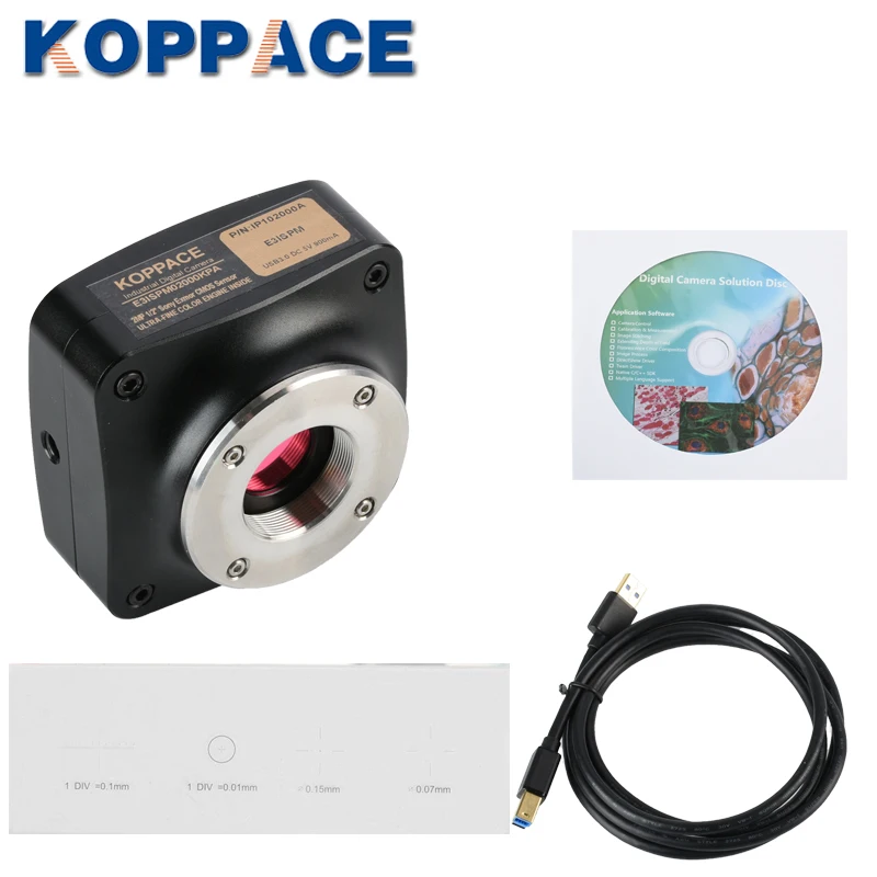  KOPPACE USB3.0 2 million pixels125 Frame preview speedIndustrial Microscope camera Support Image an