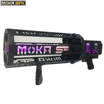 Nieuwe ontwerp co2 confetti blaster 6 shots streamer kanon handheld confetti shooter gun voor dj nachtclub bruiloft stadium Nieuwe ontwerp co2 confetti blaster 6 shots streamer kanon handheld confetti shooter gun voor dj nachtclub bruiloft stadium