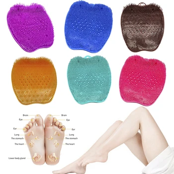 

6 Colors Foot Massage Wash Pad Cuticle Old Cocoon Rub Pedicure Dead Skin Remover Stop Itching Skin Griding Foot File Foot Care