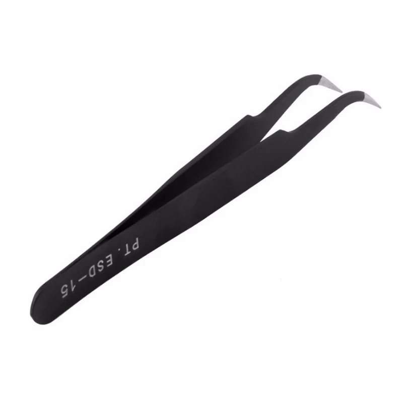 Jewelry Tools Stainless Steel Tweezers Chips Removal Tool Soldering Tweezer For DIY Bracelet Earring Jewelry Tool 1/2pcs jewelry tools
