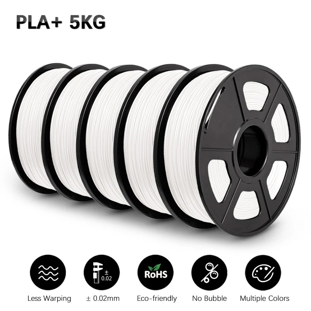 SUNLU PLA Filament 1.75mm 5 Rolls Of 3D Printer Filaments to PLA 3D Printing Materials 5pcs/set 3d Filament PLA PLUS bulk pla filament 3D Printing Materials