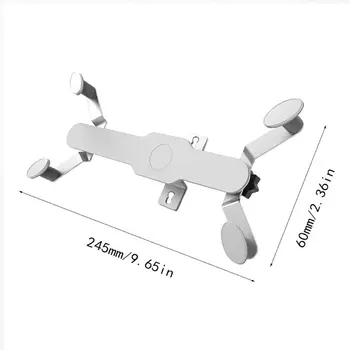

Universal Aluminum Alloy Tablet Wall Mount Holder Stand 360 Rotation Rotary Tab Bracket for iPad iPhone Huawei Samsung Galaxy Xi