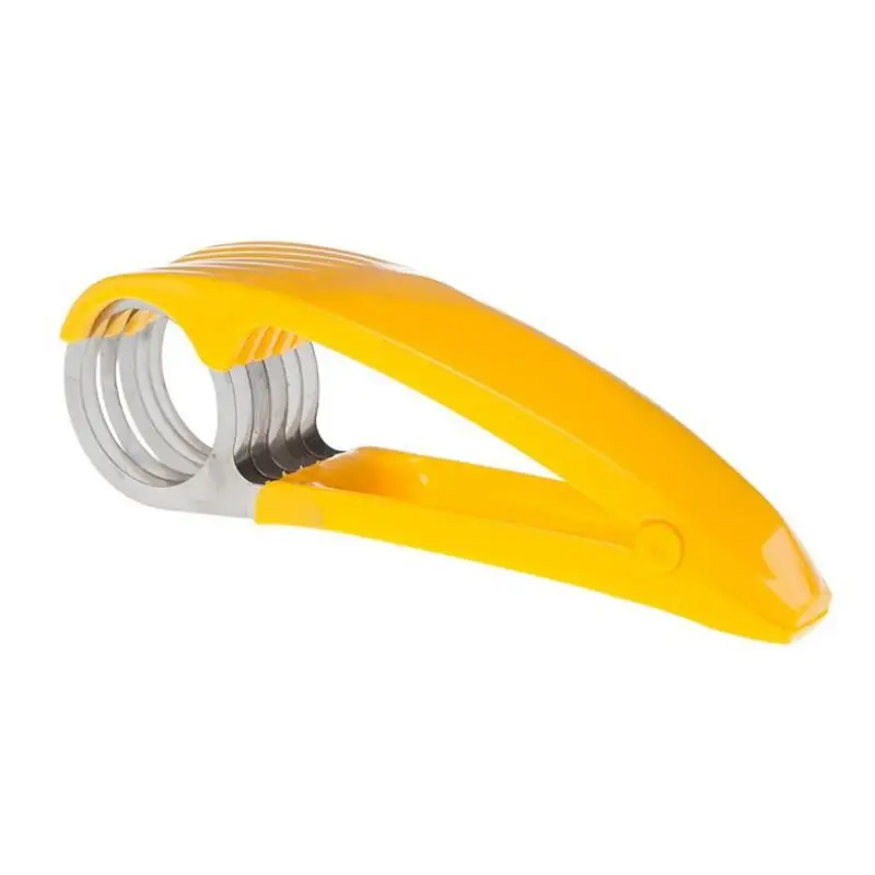 

Stainless Steel Banana Cutter Fruit Vegetable Sausage Slicer Salad Sundaes Tools Cooking Tools LX7585