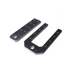 Peças fixas personalizadas do suporte do metal da prototipagem