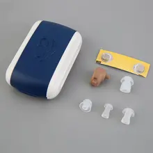 New Hearing Aid Portable Small Mini Personal Sound Amplifier In the Ear Tone Volume Adjustable Hearing Aids Care Drop Shipping