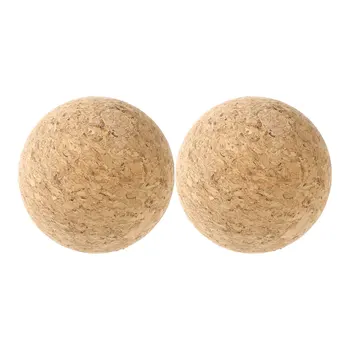 

2Pcs 61mm Premium Natural Round Wooden Wine Cork Balls Stopper Wine Decanter Carafe Bottle Replacement DIY Crafts Decoration