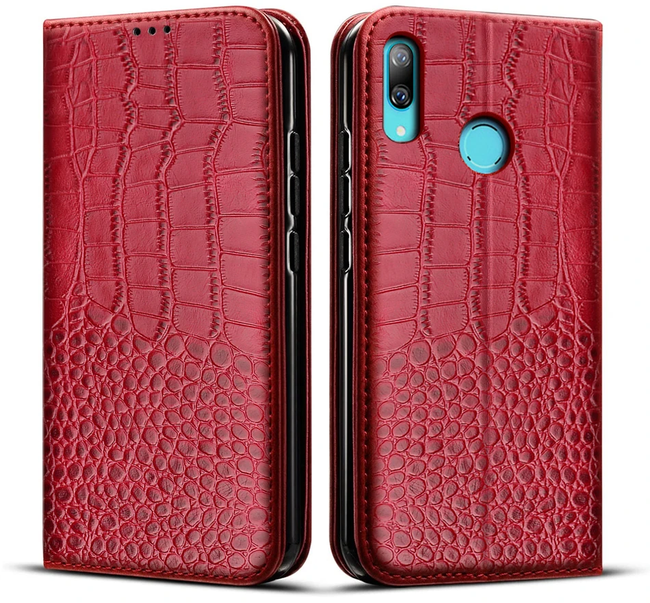 Dành Cho Huawei Y7 2019 Ốp Lưng Từ Da Bảo Vệ Cho Huawei Y7 Prime 2019 Ốp Lưng Huawei Y 7 2019 ốp Coque huawei phone cover