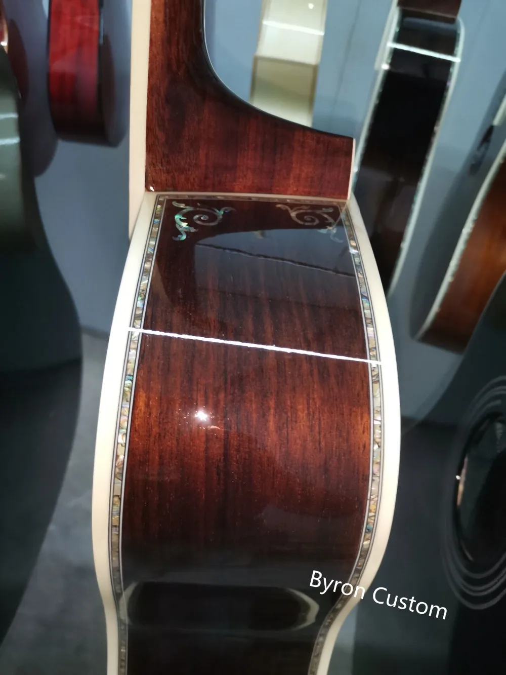 Профессиональная Гитара под заказ, подлокотник, акустическая гитара dreadnought 4", одноцветная, модная акустическая электрогитара