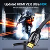 Vention HDMI câble 4K/60HZ câble de répartiteur pour Xiaomi Mi Box PS4 câble Audio pour commutateur de télévision câble numérique HDMI-compatible 2.0 Cabo ► Photo 2/6