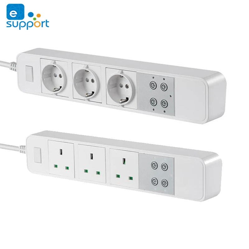 Ewelink Power Strip Timethinker WiFi Smart 3 гнезда 10AEU UK Plug таймер дистанционного управления для Amazon