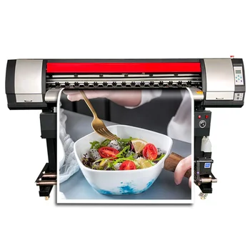 Billige Vinyl Aufkleber Druck Maschine Mit DX5 Kopf Für Verkauf Außenwerbung Banner Druck Maschine 1,6 M Eco Solvent Drucker