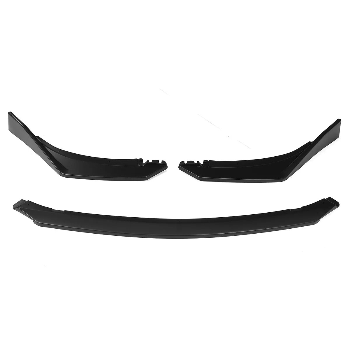 

3pcs Matte Black Car Front Bumper Splitter Lip Deflector Lip Spoiler Diffuser Protection For Toyota Corolla CE LE XLE 2017 2018