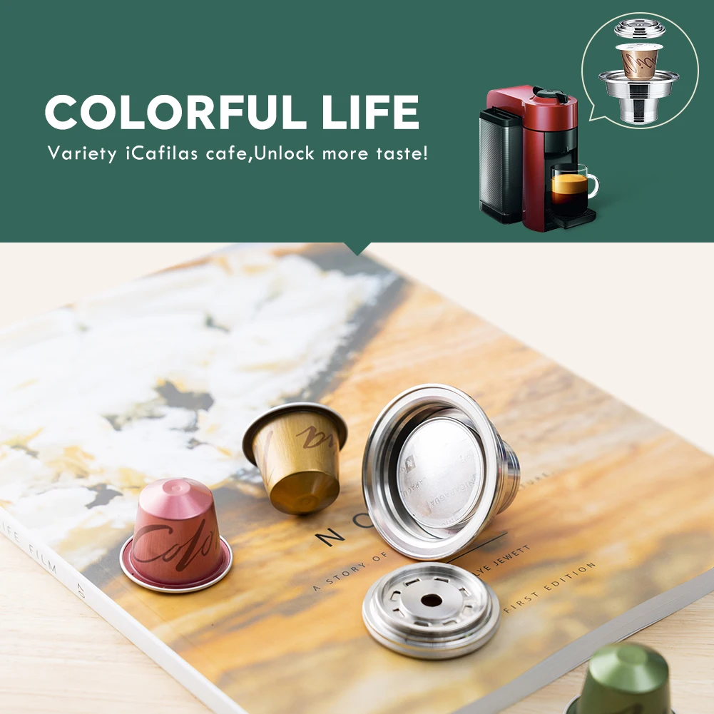 Stainless Steel Converter Adapter For Nespresso Vertuoline Beville