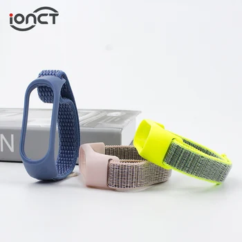 

iONCT Nylon strap For Xiaomi mi band 4 5 strap bracelet Soft Sport correa pulseira Mi band 3 Strap Miband Smart accessories