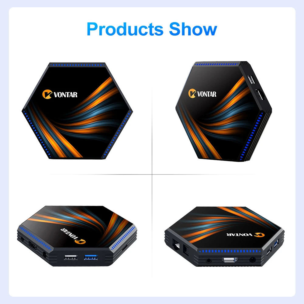 VONTAR KK MAX DDR4 Akıllı TV Kutusu - Android 11, RK3566, 2.4G & 5Ghz WiFi, 8K TVBOX Set Top box