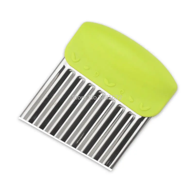 Wavy French Fries Cutter Stainless Steel Potato Slicer Vegetable Chopper Veggie Slicer Durable Kitchen Gadgets Cutter