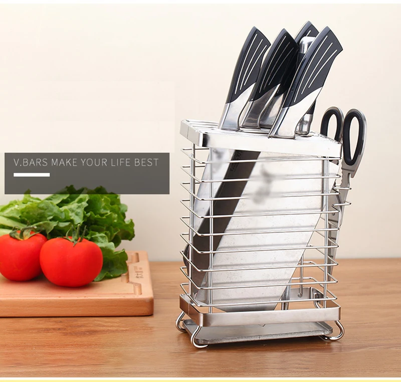 Stainless steel knife holder kitchen tool25