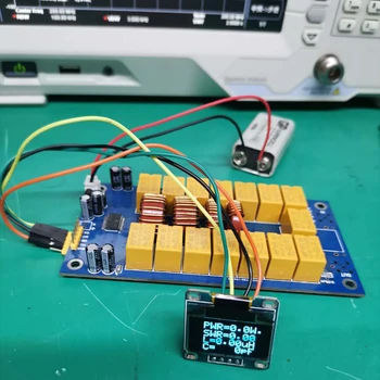 

Mini Automatic Unassembled 0.96 Inch 100W OLED 1.8-50 MHz Antenna Tuner DIY Kits