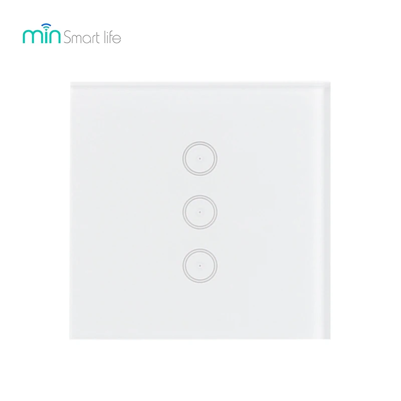 

Min EU Standard WiFi Touch Switch Wireless Intelligent Switch Wall Interrupter APP Remote Multi-function Control Voice Control