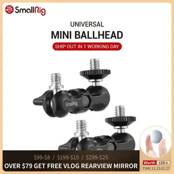 

SmallRig Camera Clamp 2PCS Adjustable Universal Magic Arm w/ Mini Ballhead for Camera Monitor / LED Light Support with 1/4 Screw