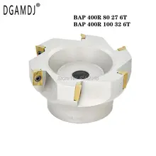 BAP 400R 80 27 6T BAP 400R 100 32 6T tête de coupe, fraise plate + 10 Inserts en carbure APMT1604