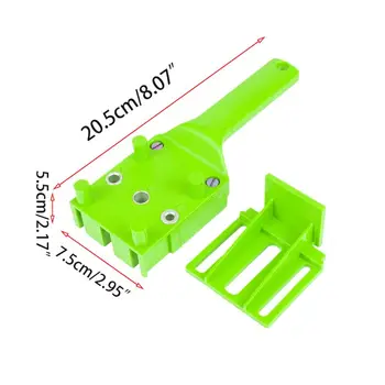 

Handheld Woodworking Doweling Jig Drill Guide Wood Dowel Drilling Hole Saw