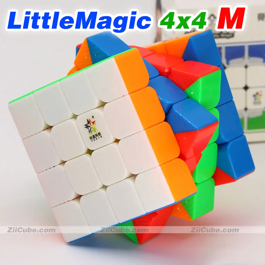 Волшебный куб головоломка YuXin Little Magic 4x4x4 4x4 Магнитный куб профессиональный скоростной куб обучающий твист мудрые игрушки подарок для игры