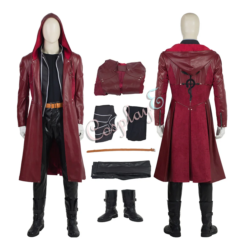 

Edward Elric Costume Fullmetal Alchemist Cosplay Trench Coat Full Set Custom Made