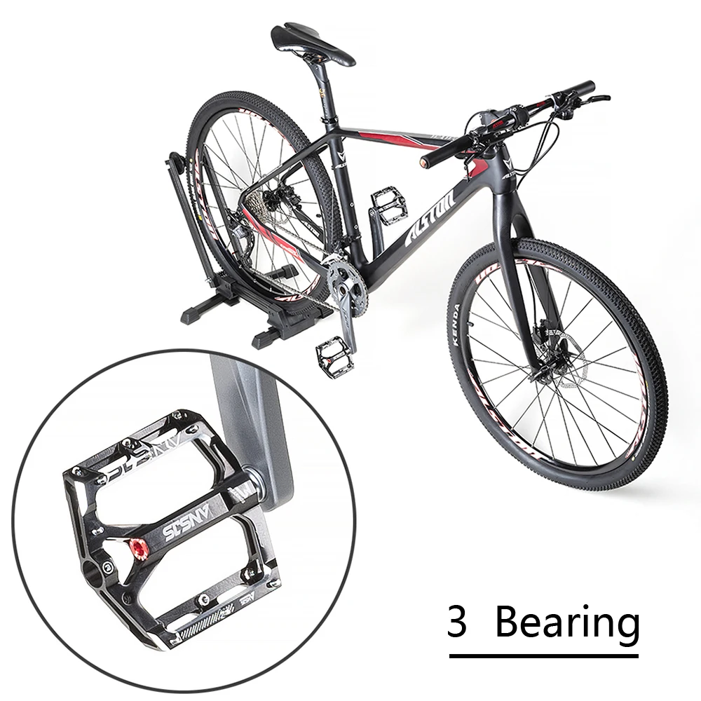 Ansjs Нескользящие педали для горного велосипеда, ультра сильные красочные Cr-Mo CNC Обработанные 9/1" 3 герметичные подшипники для дорожного BMX MTB Fixie Bike