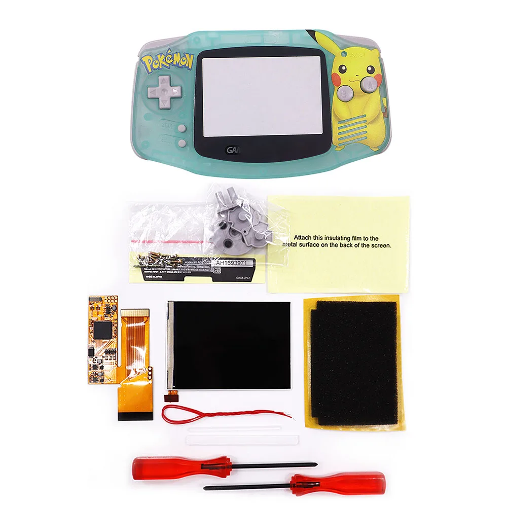 Níveis de Brilho Retroiluminação para Nintendo Lcd para Nintendo Gba com 10 Display Gameboy Advance Tela v2 Ips - Image 5