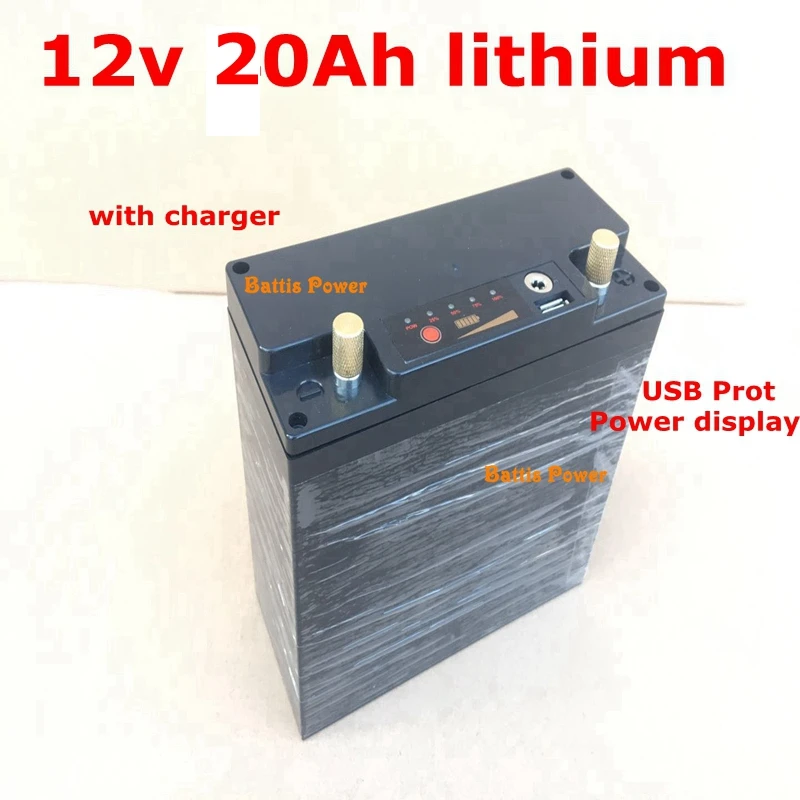 12v 20ah литиевая батарея дисплей питания и USB Spot li ion 18650 3s bms для 250w уличный инвертор