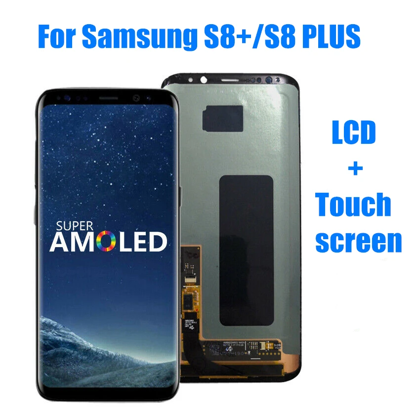 

100% Original AMOLED LCD For Samsung Galaxy S8Plus S8+ S8 Plus G955 G955F LCD Display Touch Screen Digitizer With Black Spots
