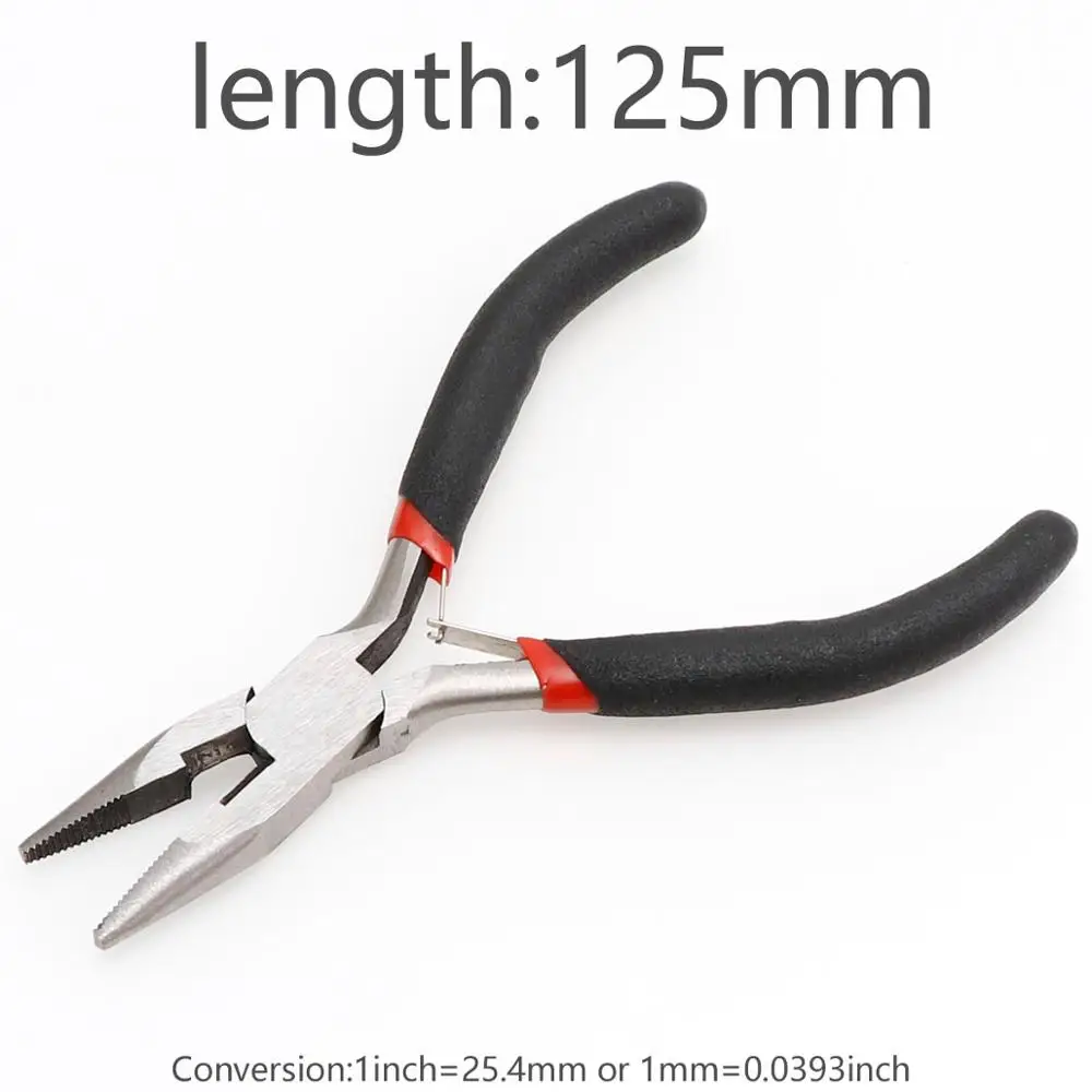 Black 1pc Jewellery Making Round Nose End Cutting Jewelry Pliers Tools DIY Equipment Pliers Fit Handcraft Beadwork Repair - Color: 3