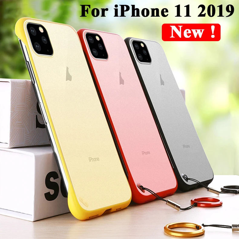 100 шт/партия для iPhone 11 Pro Max матовый прозрачный чехол без оправы для телефона iPhone X10 XS MAX XR бампер задний Чехол Для Телефона