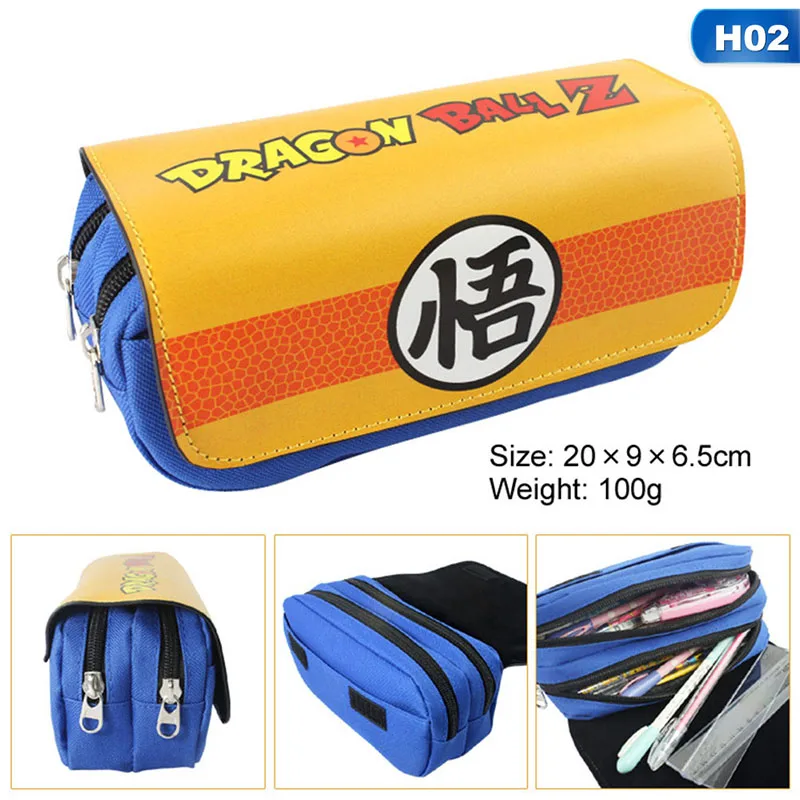 Новое поступление Аниме DRAGON BALL школьный пенал Сон Гоку канцелярская сумка модная большая емкость Макияж сумка пенал для карандашей