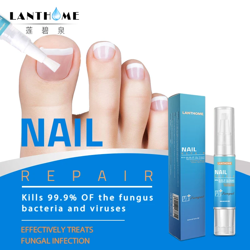 Nail Treatment Pen Onychomycosis Paronychia Anti Fungal Nail Infection Chinese Herbal Toe Fungus CareRepair Serum 10PCS nail fungus treatment nail care oil nail cuticle oil pen nail care kit