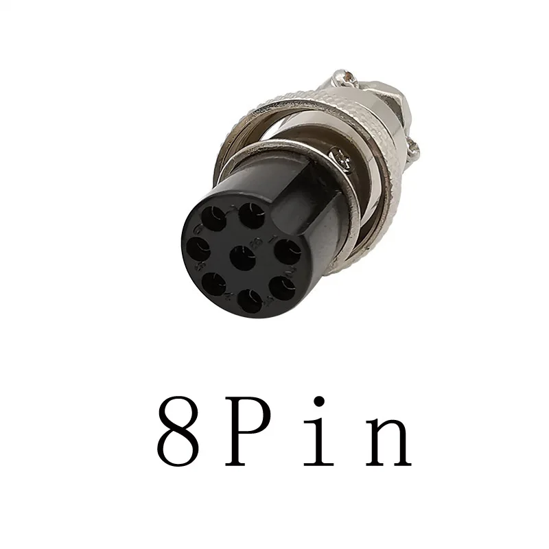 VISSQH 5 Paia GX16 2Pin Connettore Aviazione,16mm Connettore Aviazione Maschio Femmina,Presa Aeronautica,Connettore Aviazione Pannello - Foto 9