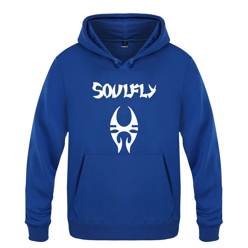 LAY BAT SOULFLY рок группа толстовки мужские мужские с капюшоном флисовый пуловер толстовки - Цвет: LAY BAT
